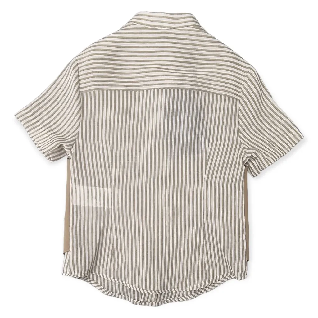 Fay Kids Layered-Designed Short-Sleeved Shirt