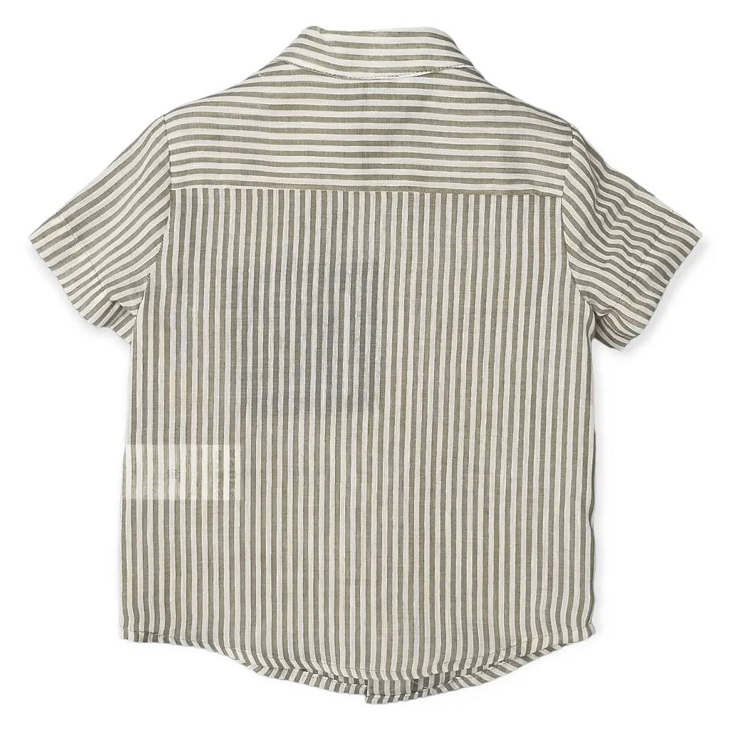 Fay Kids Layered-Designed Short-Sleeved Shirt