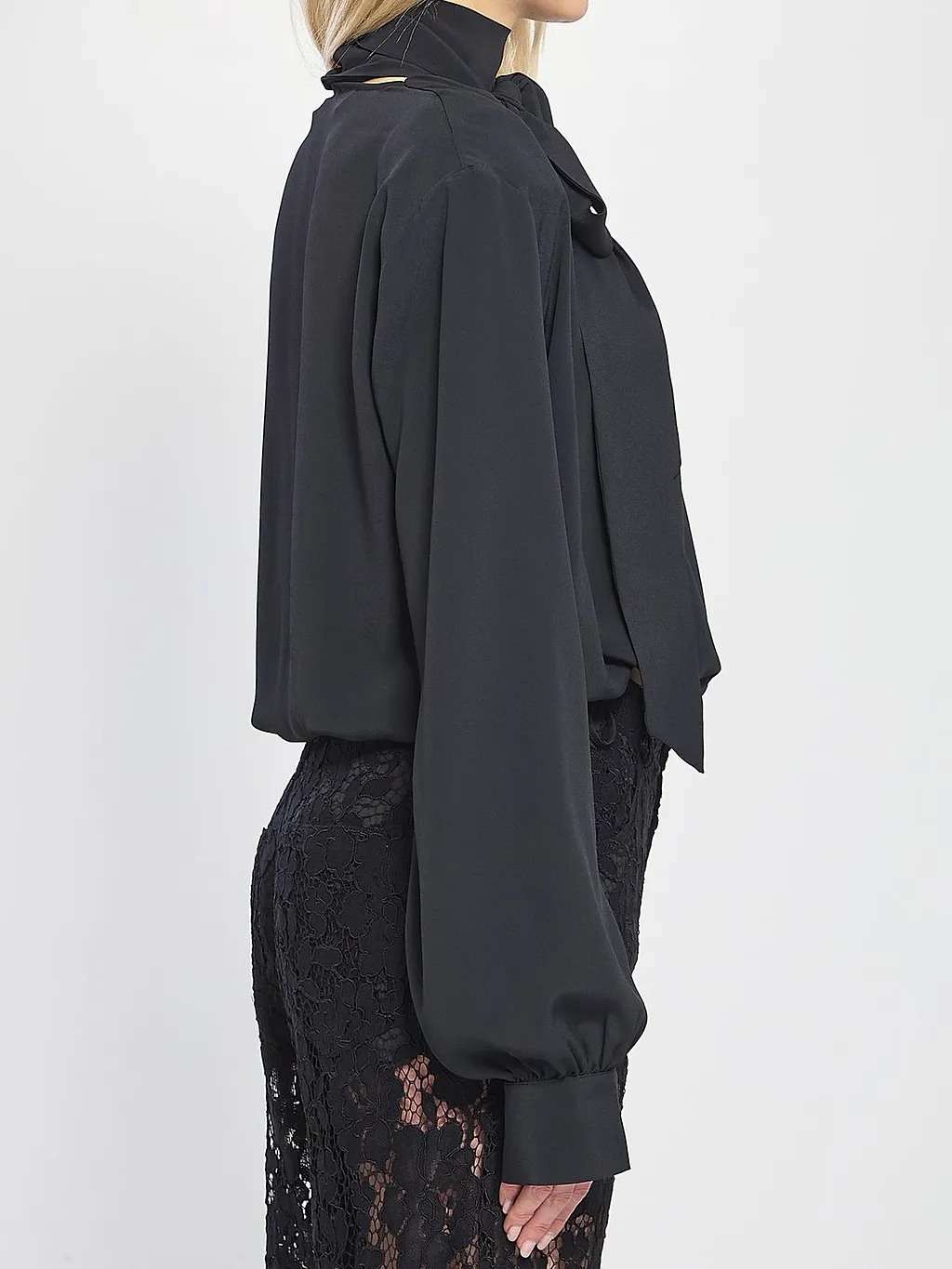 Federica Tosi Wrap Blouse With Scarf