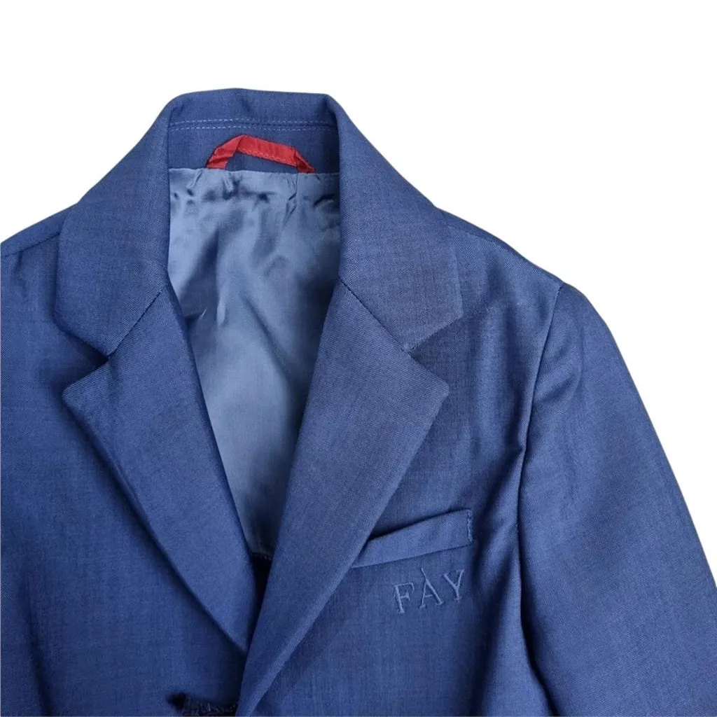 Fay Kids Single-Breasted Tailored Blazer