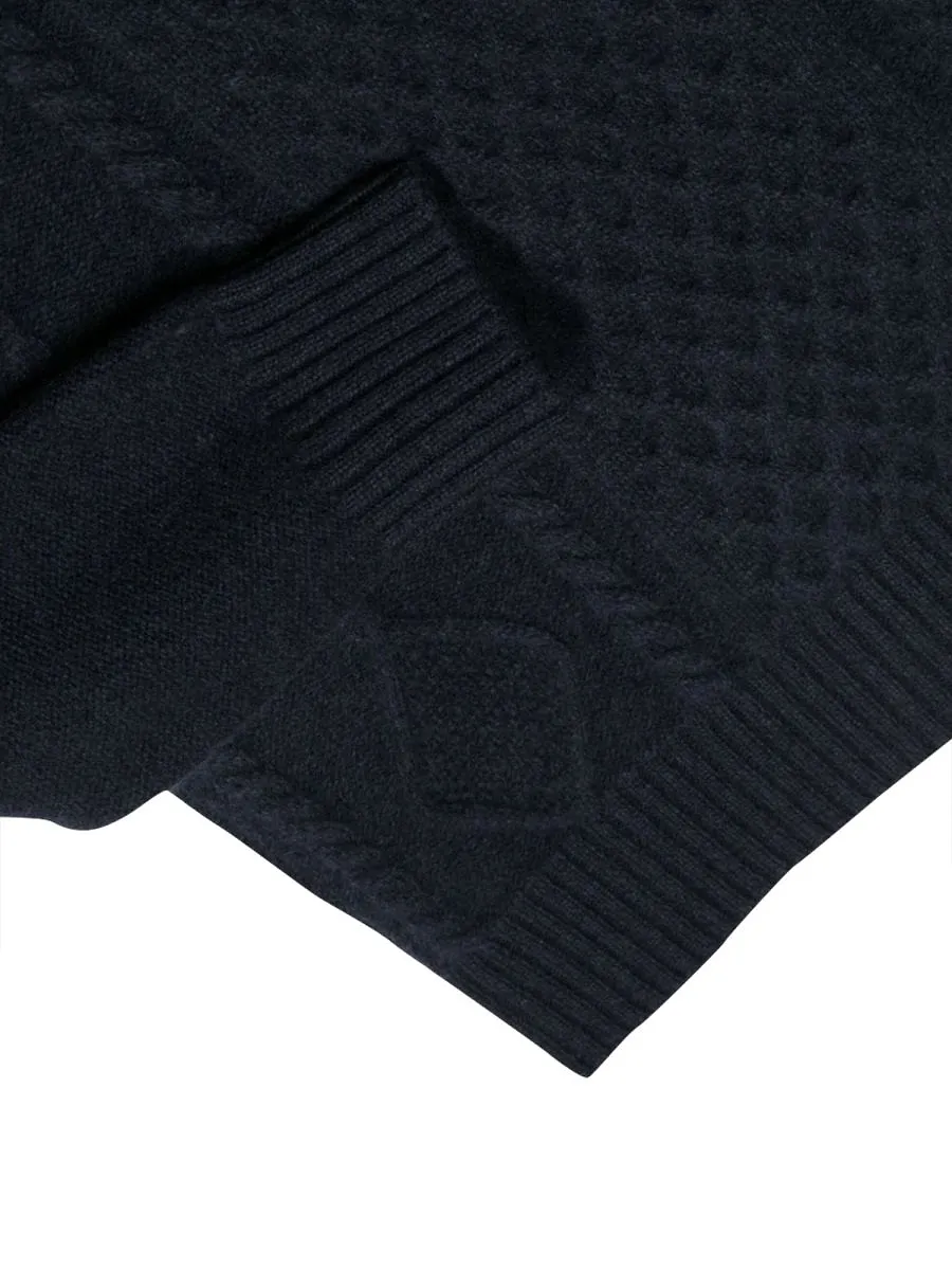 Fay Kids Textured Knit Sweater