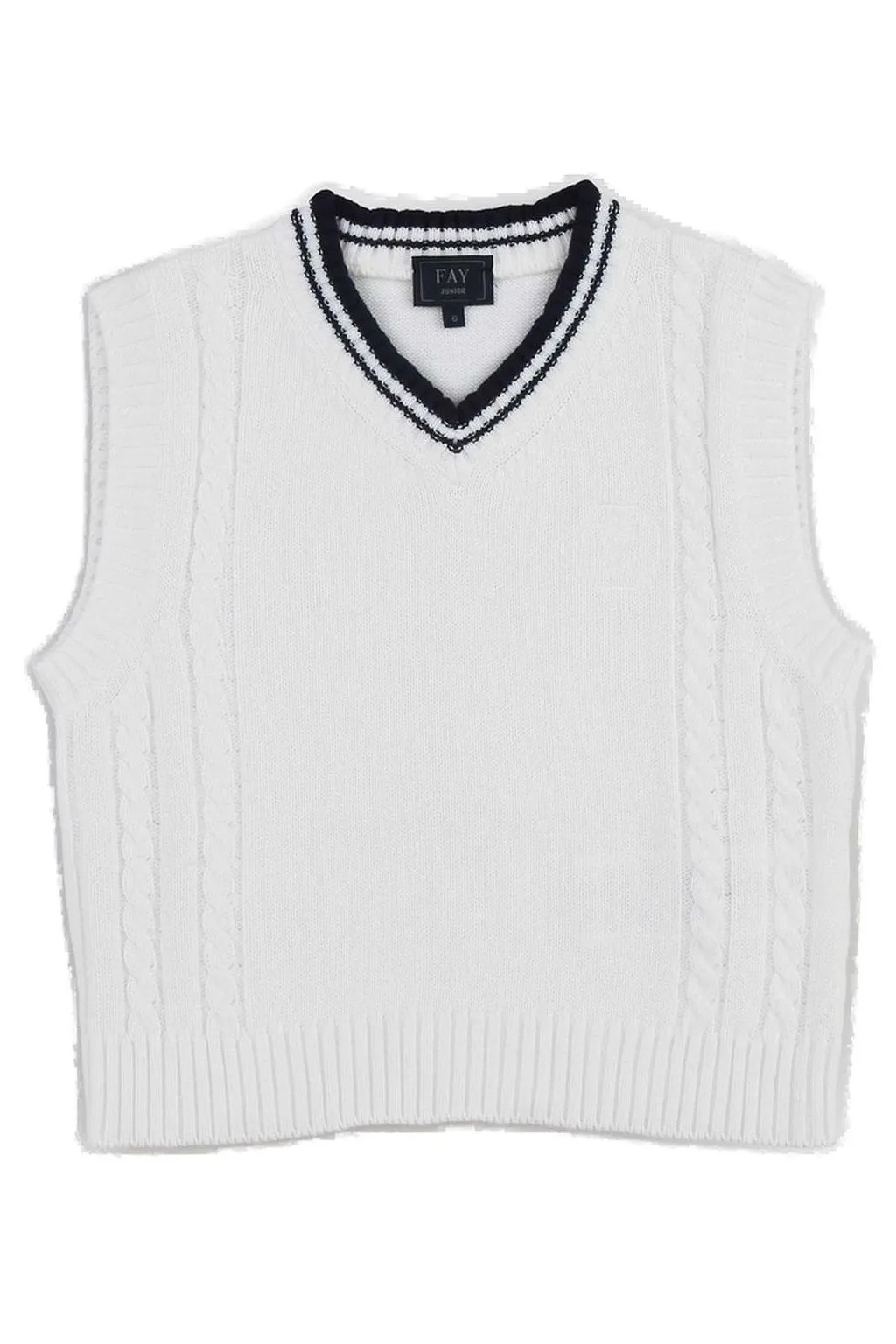 Fay Kids V-Neck Sleeveless Gilet