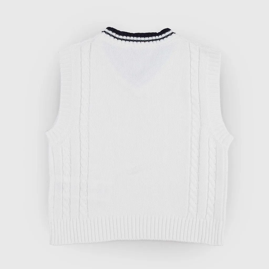Fay Kids V-Neck Sleeveless Gilet