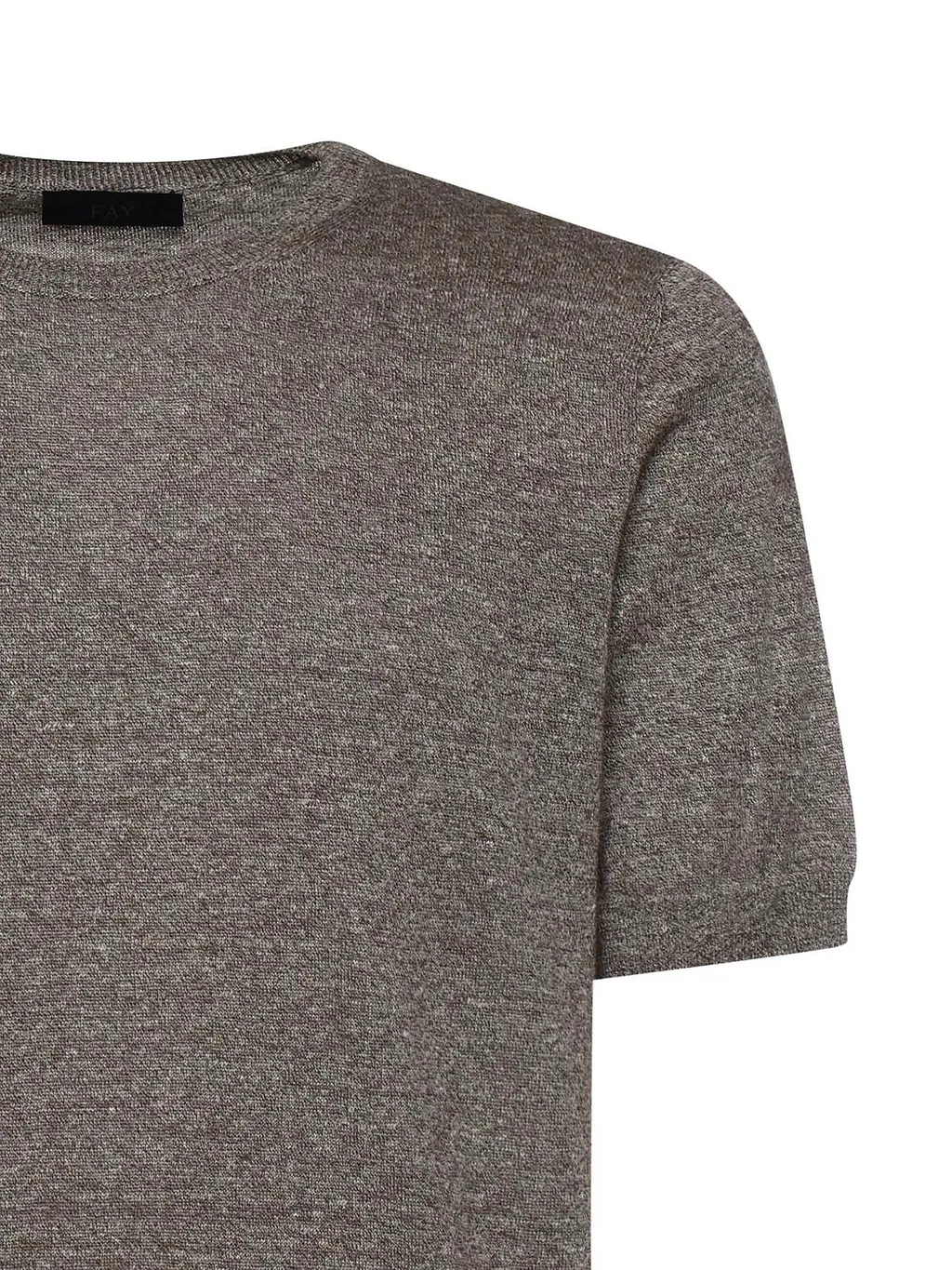 Fay Knit Crew Neck T-Shirt
