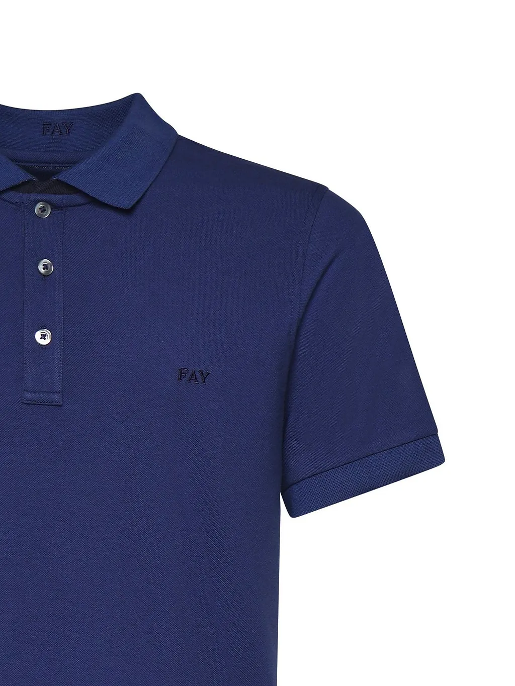 Fay Logo Embroidered Polo Shirt