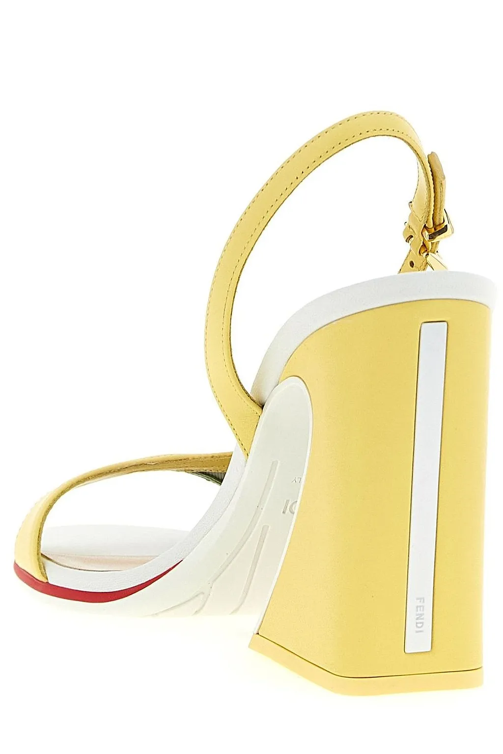 Fendi Arco Asymmetric High-Heel Sandals