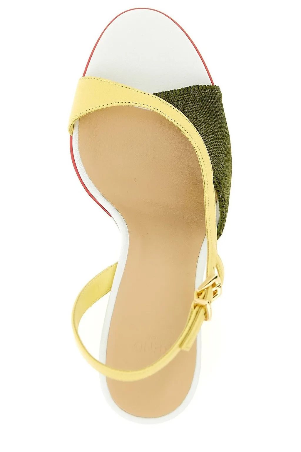 Fendi Arco Asymmetric High-Heel Sandals