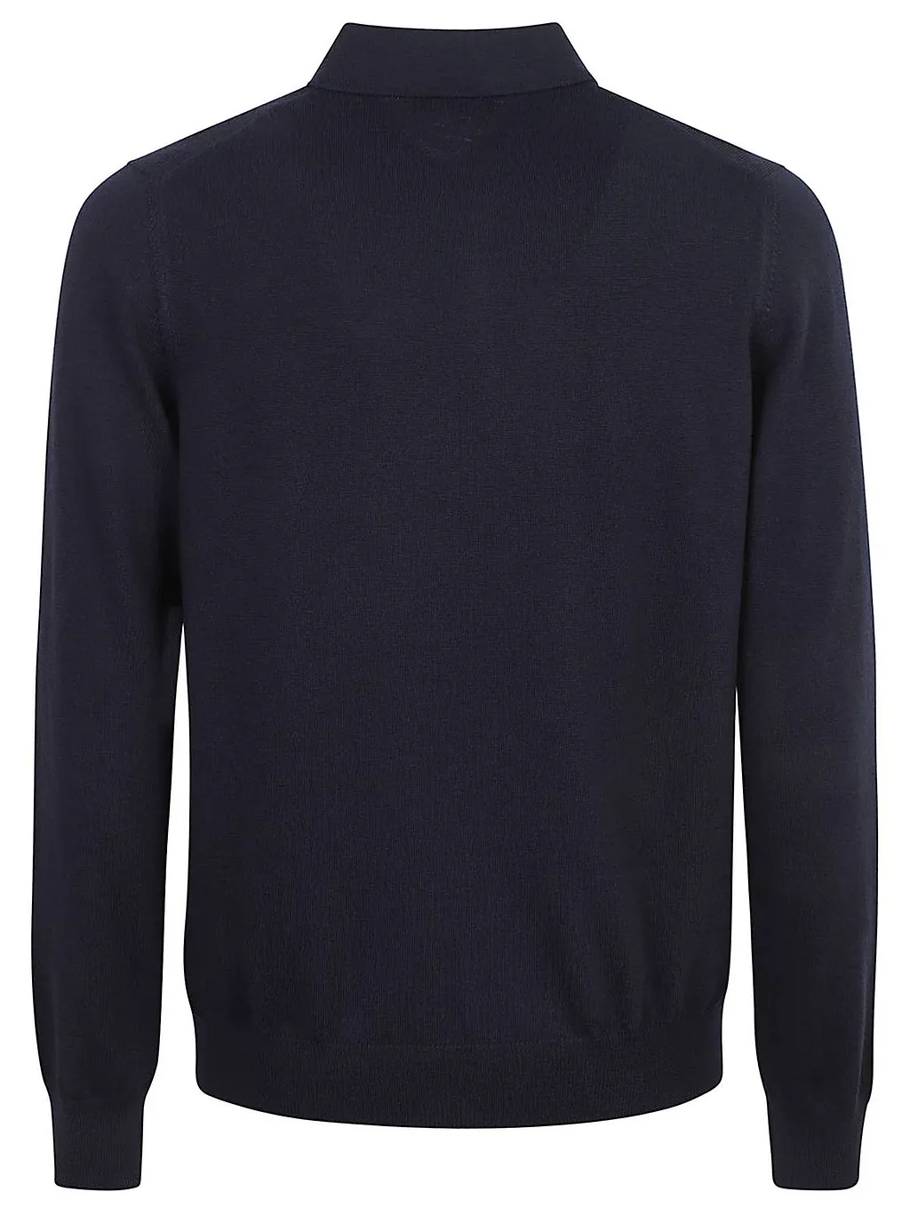 Fay Long-Sleeve Wool Polo Shirt