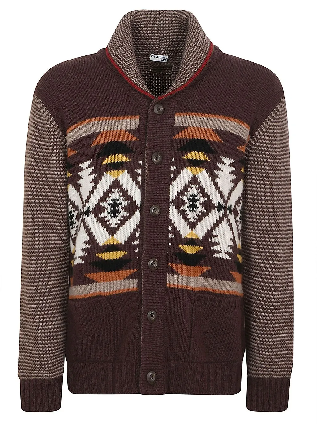 Fay Nabbacco Patterned Cardigan