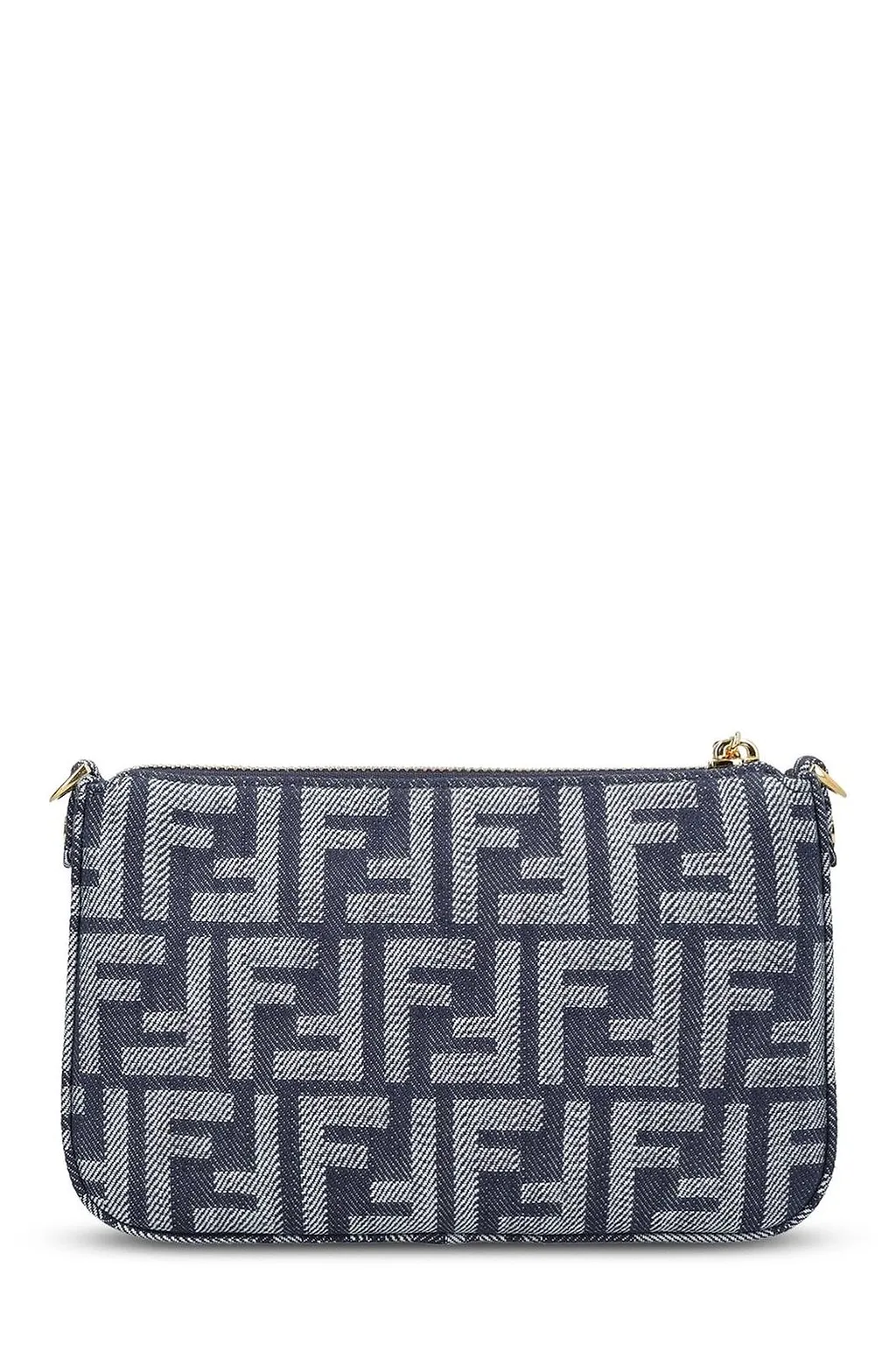 Fendi Baguette Ff Jacquard Pouch