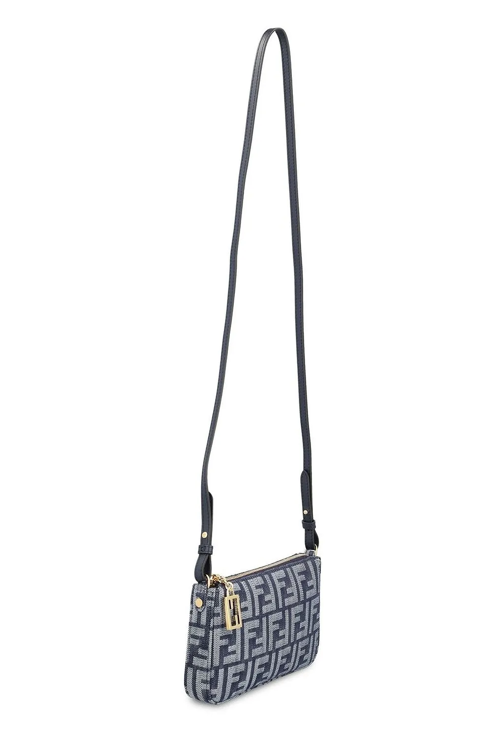 Fendi Baguette Ff Jacquard Pouch