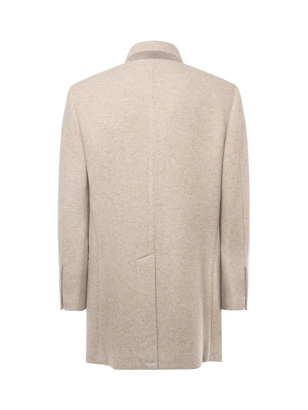 Fay Peak Lapel Wool-Blend Coat