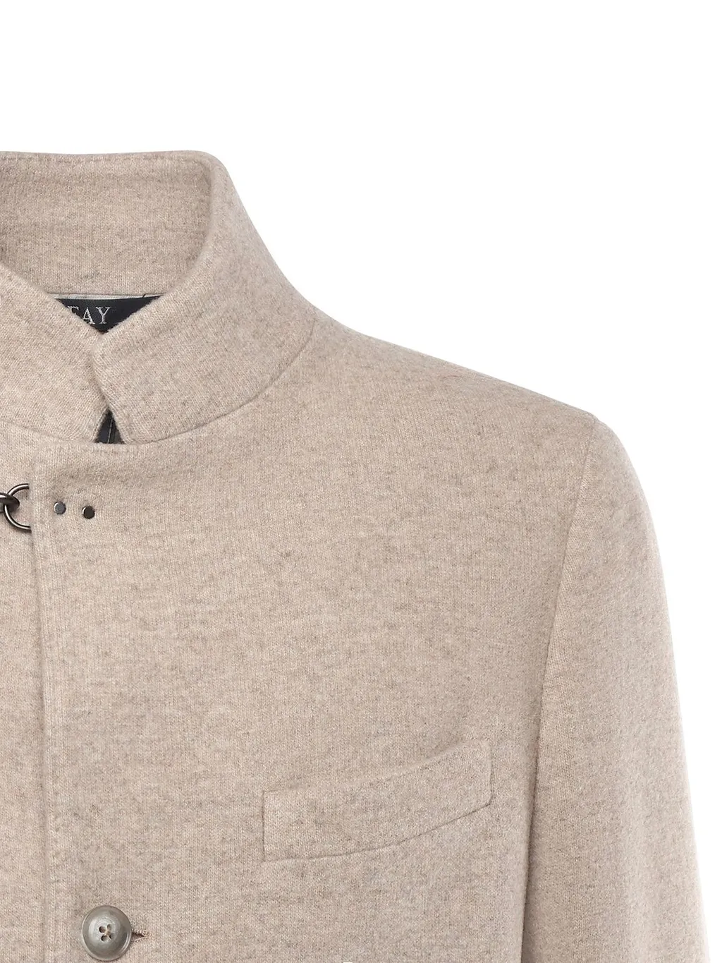 Fay Peak Lapel Wool-Blend Coat