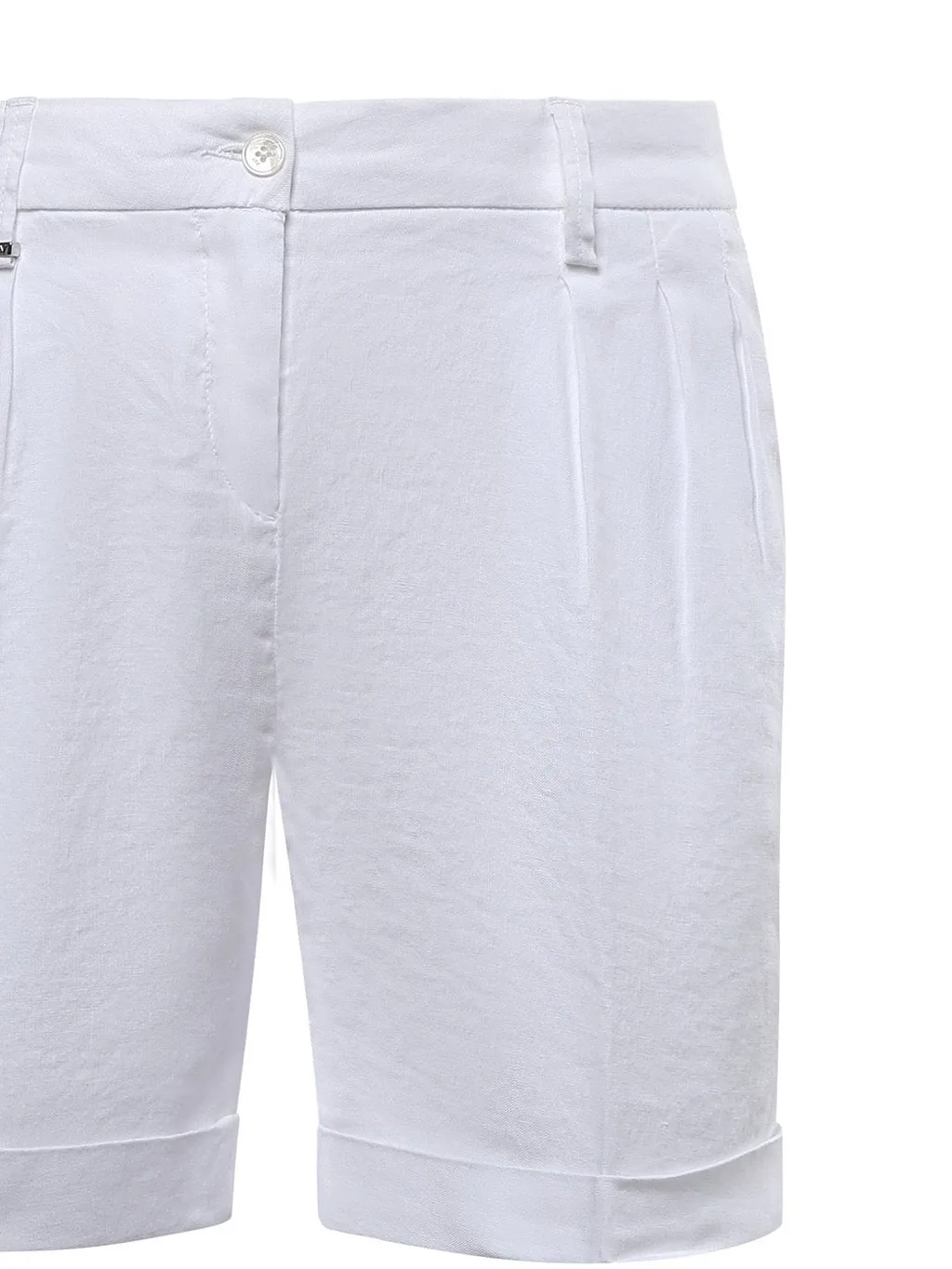 Fay Pleated Cuffed Shorts