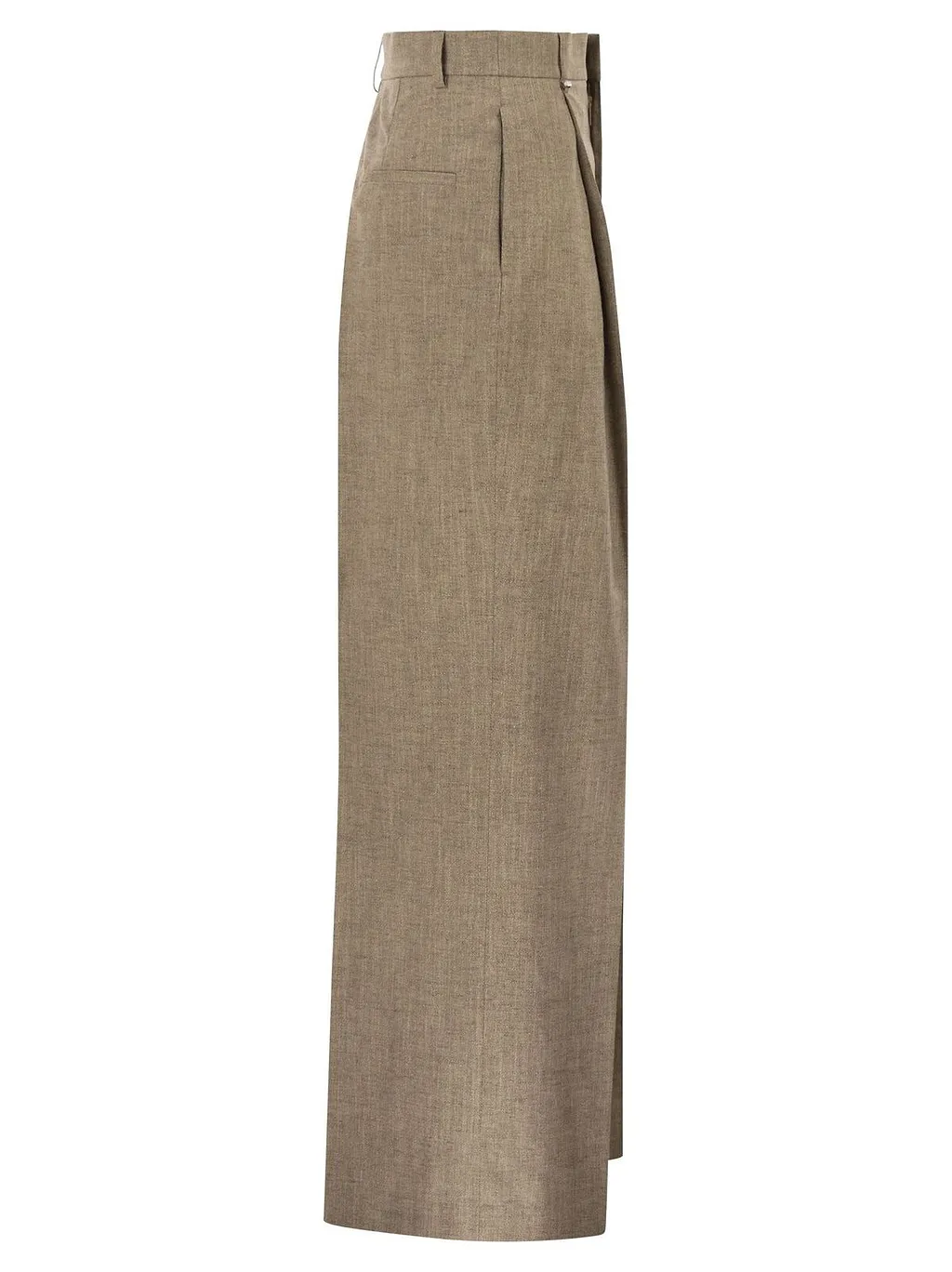 Fay Pleated Wide-Leg Pants