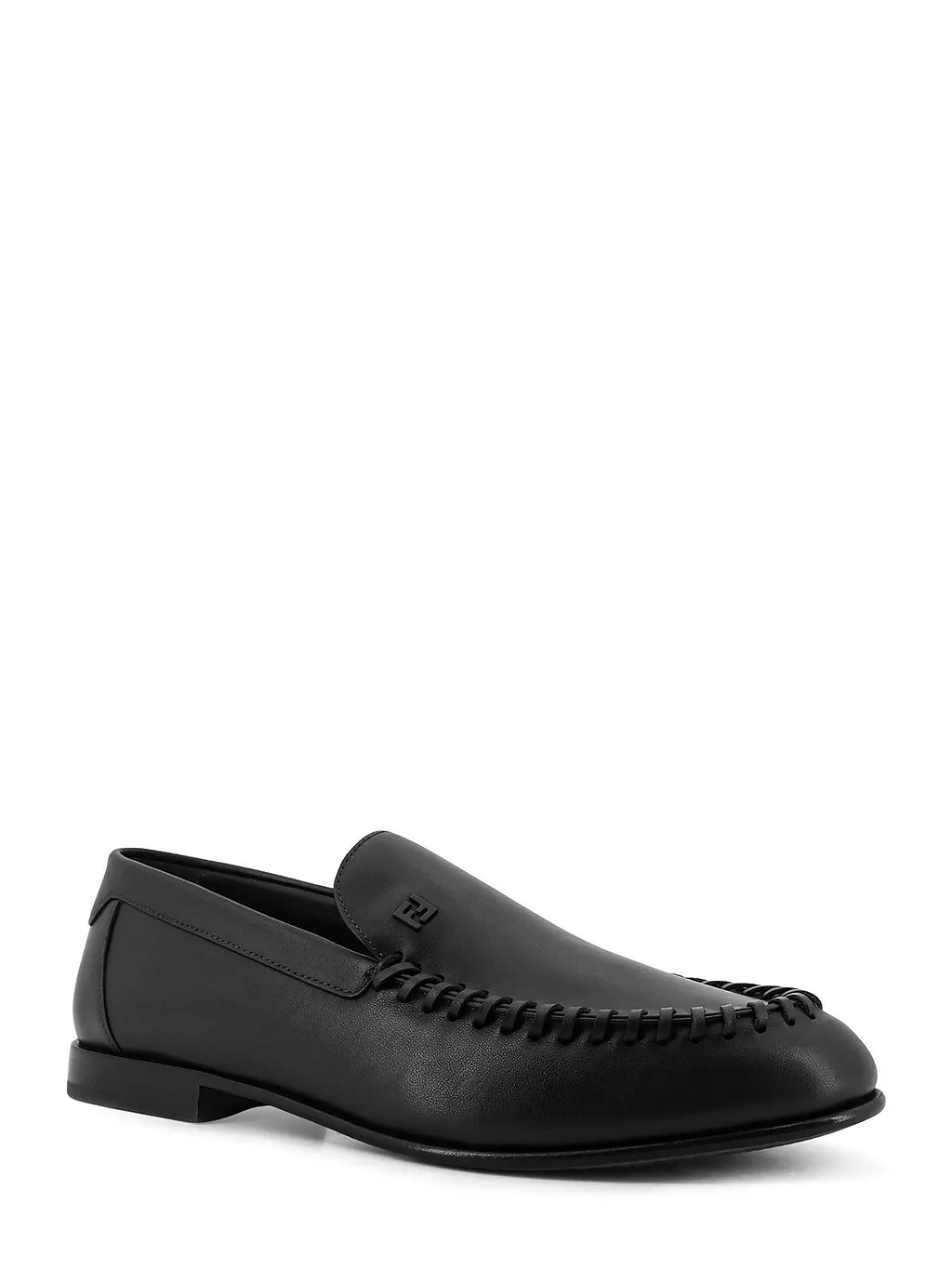 Fendi Braided Ff Slip-On Loafers