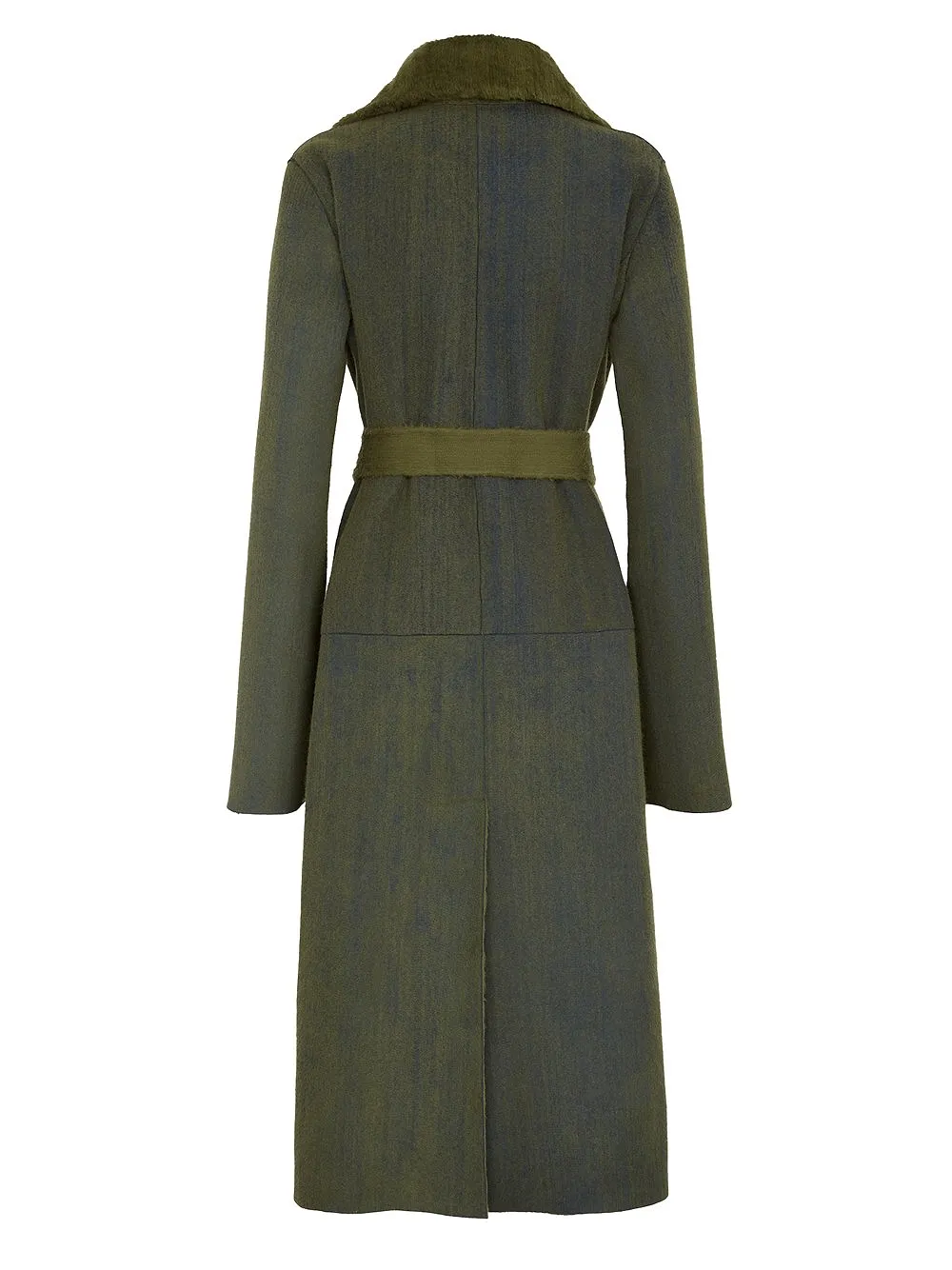 Fendi Collared Belted Coat