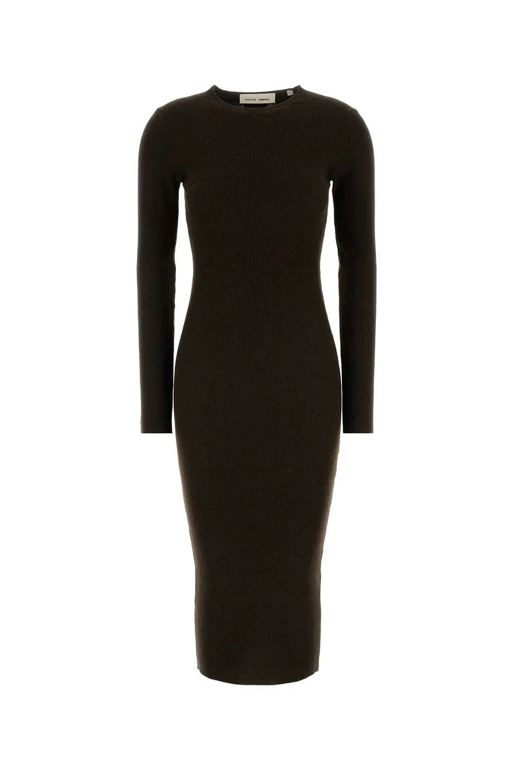 Fear Of God Essentials Rib Long Sleeve Knitted Dress