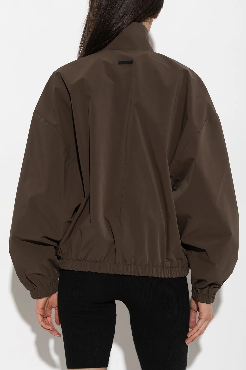 Fear Of God Essentials Stand Collar Bomber Jacket