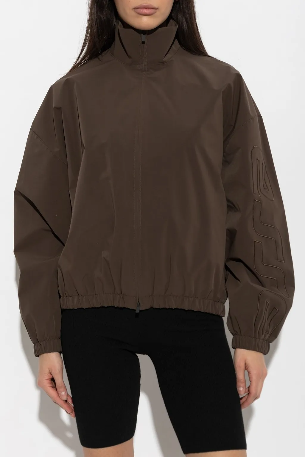 Fear Of God Essentials Stand Collar Bomber Jacket