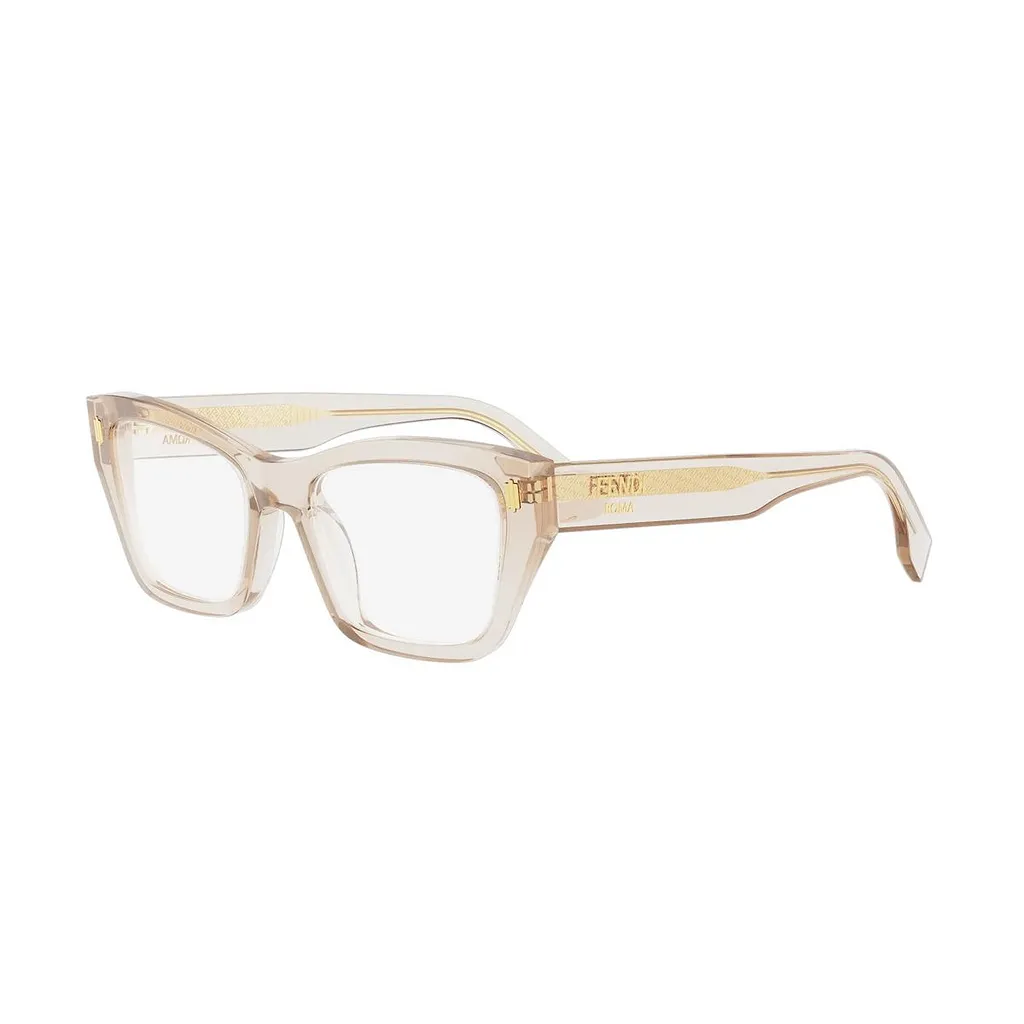 Fendi Eyewear Roma Rectangle Frame Glasses