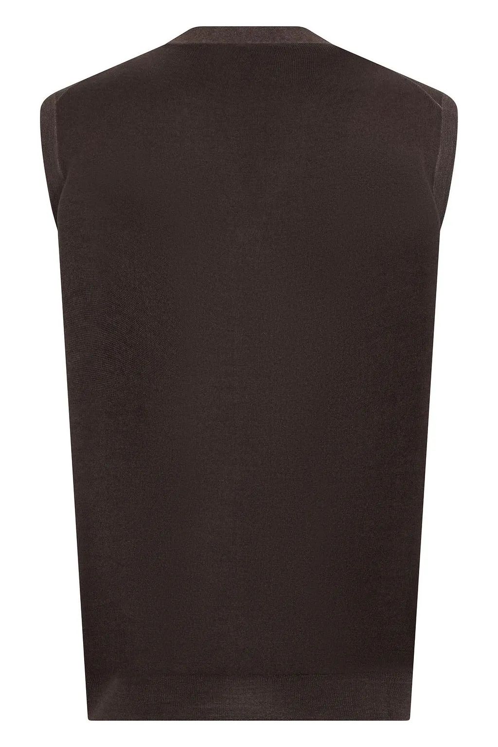 Fedeli Buttoned Sleeveless Cardigan