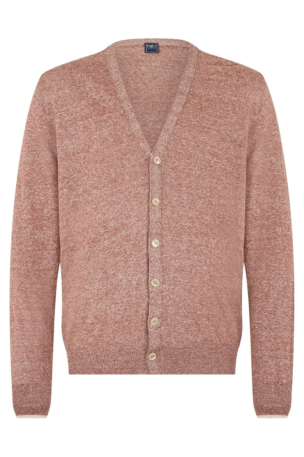 Fedeli Buttoned V-Neck Cardigan