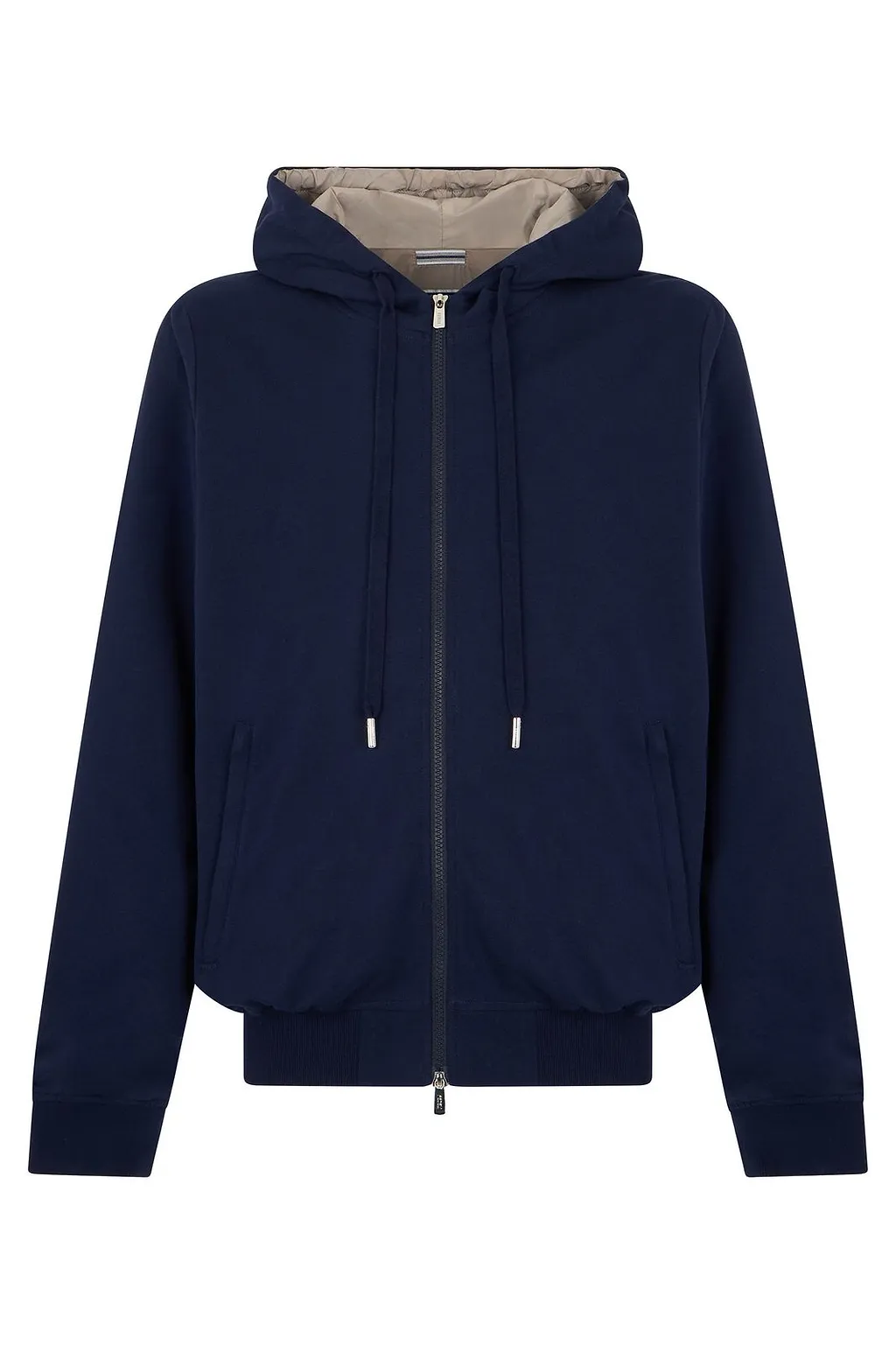 Fedeli Zip-Up Hooded Sweatshirt