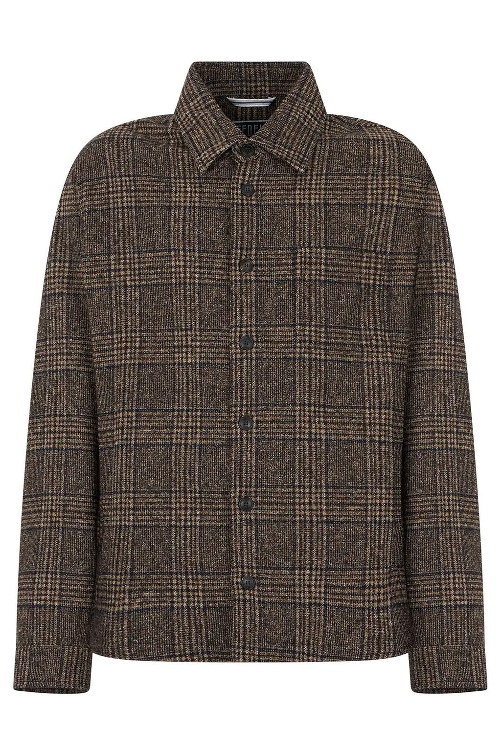 Fedeli Checked Single-Breasted Jacket