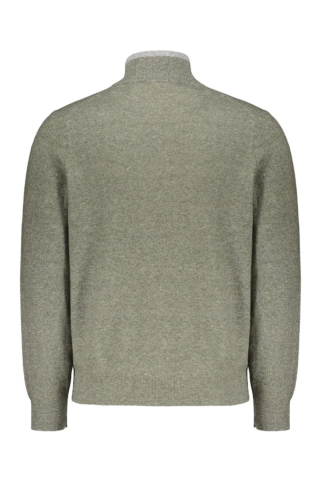 Fedeli Zip-Up Stand Collar Cardigan