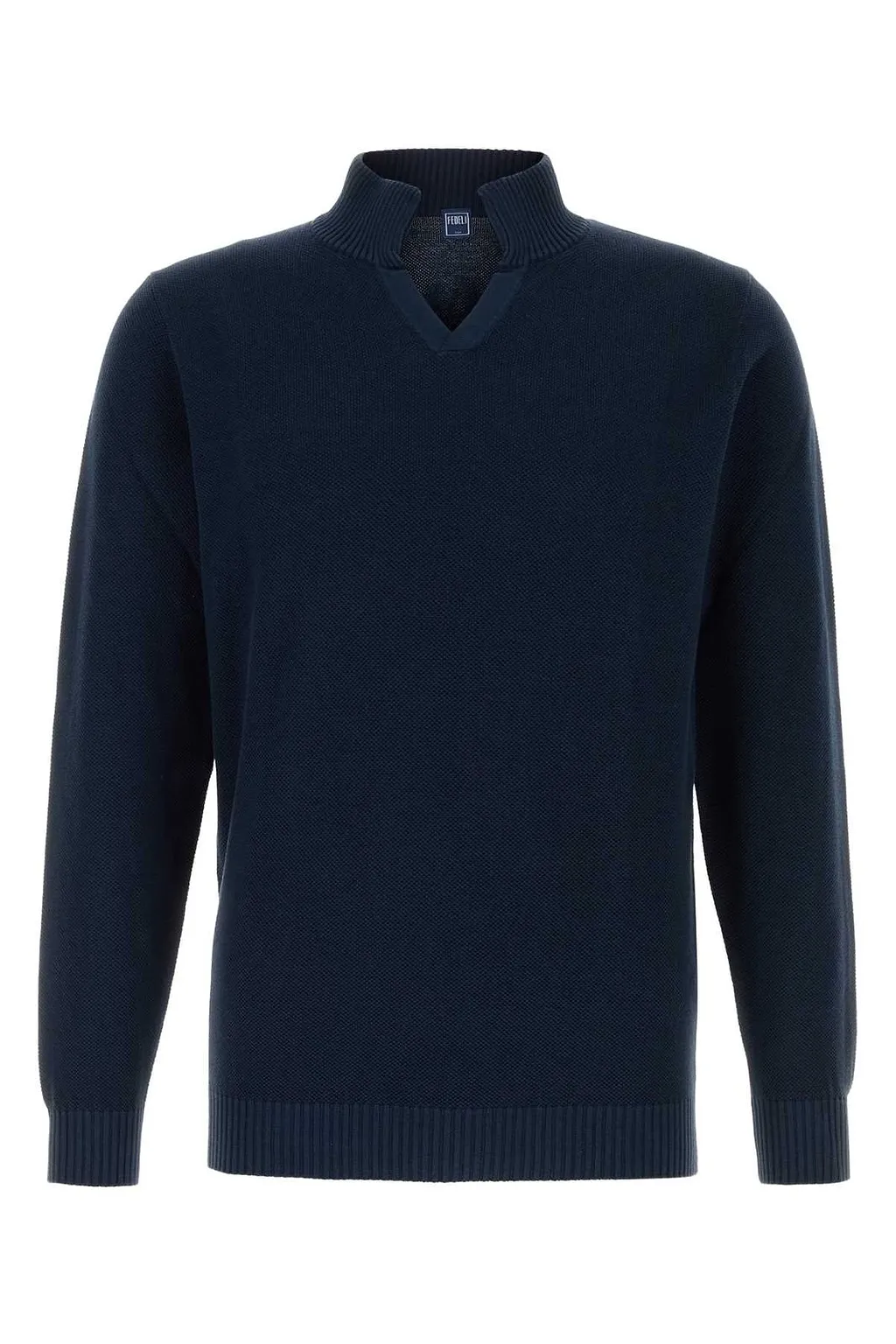 Fedeli Long Sleeved V-Neck Jumper