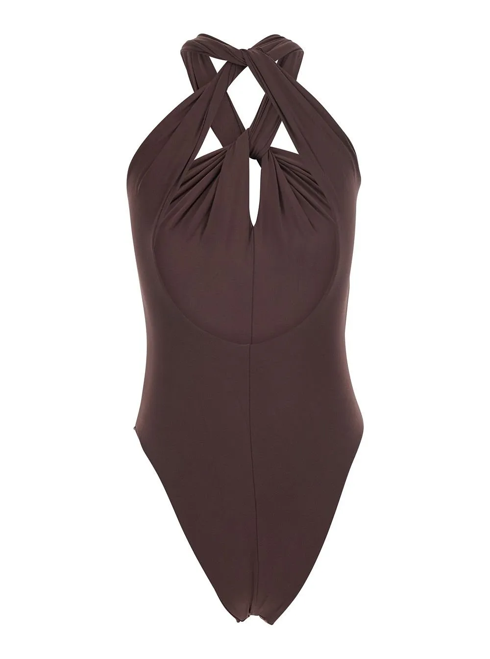 Federica Tosi Cross-Front One-Piece Swimsuit