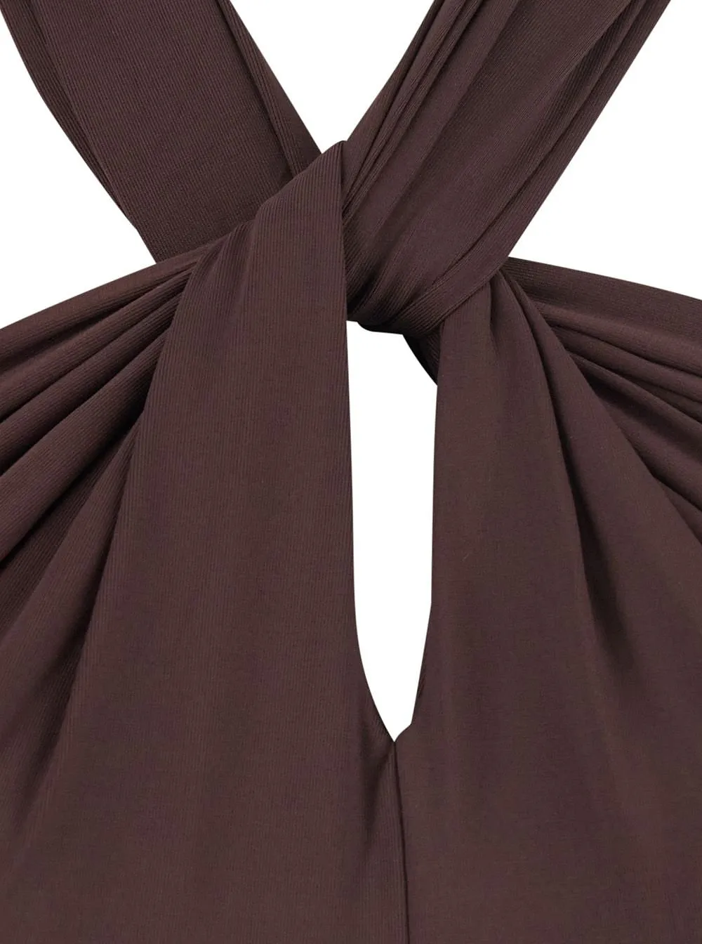 Federica Tosi Cross-Front One-Piece Swimsuit