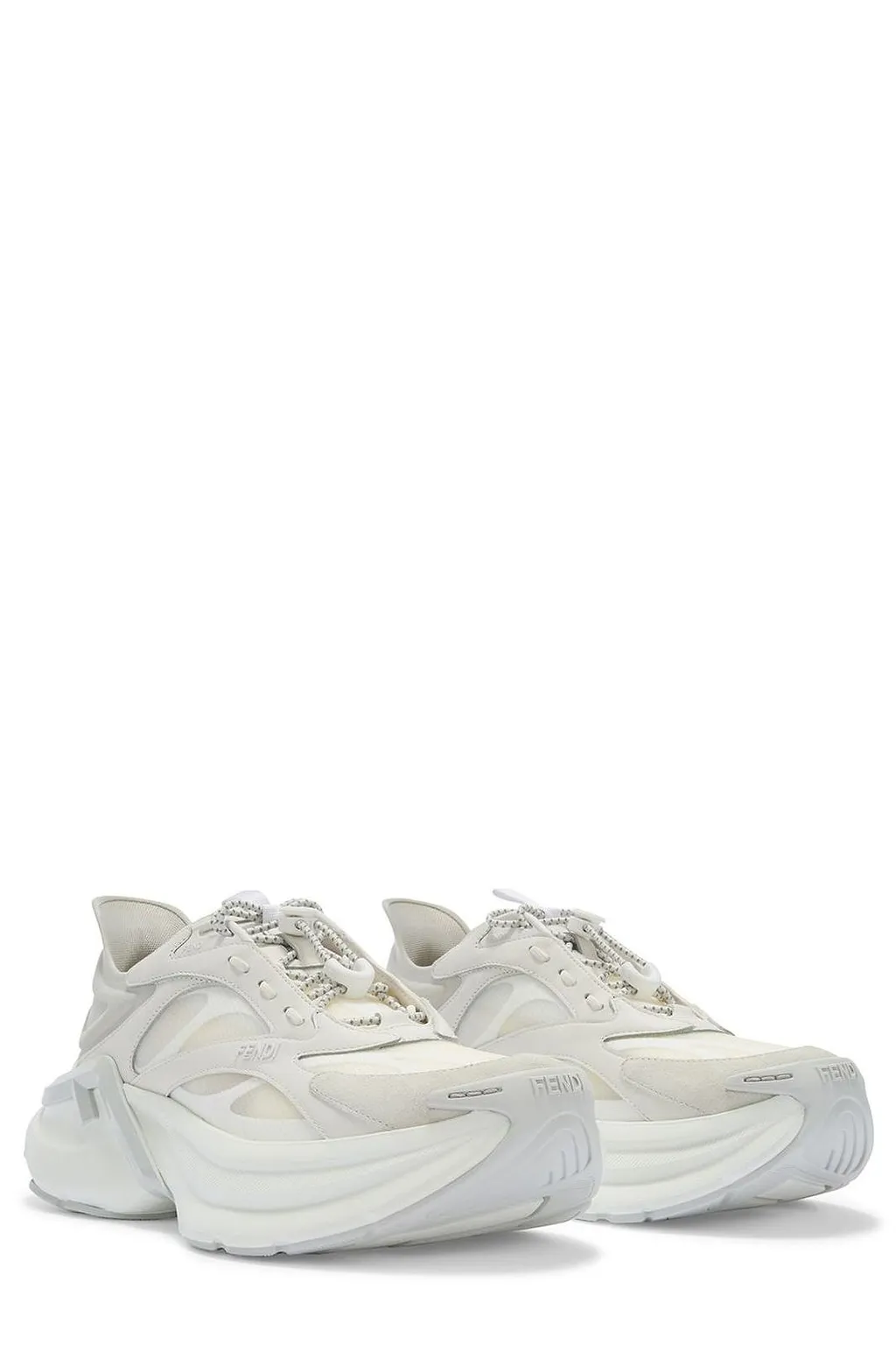 Fendi F-Light Lace-Up Sneakers