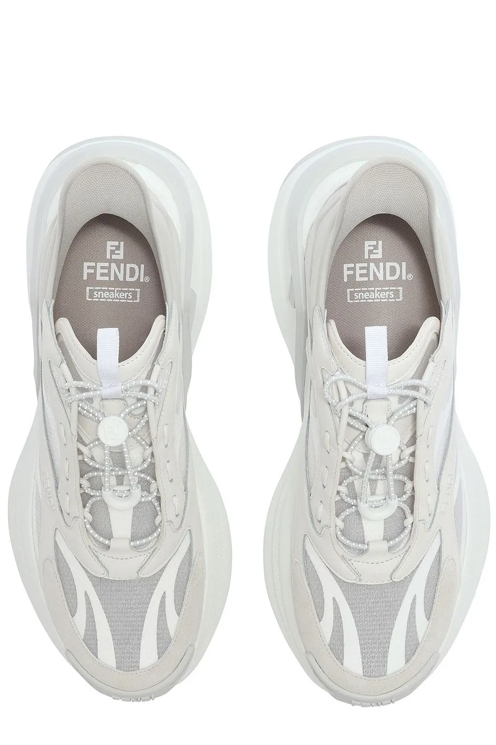 Fendi F-Light Lace-Up Sneakers