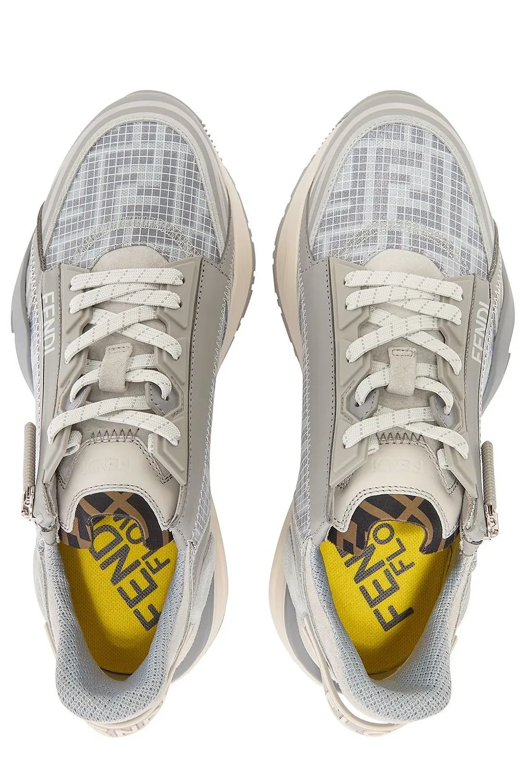 Fendi Flow Zip Slip-On Sneakers