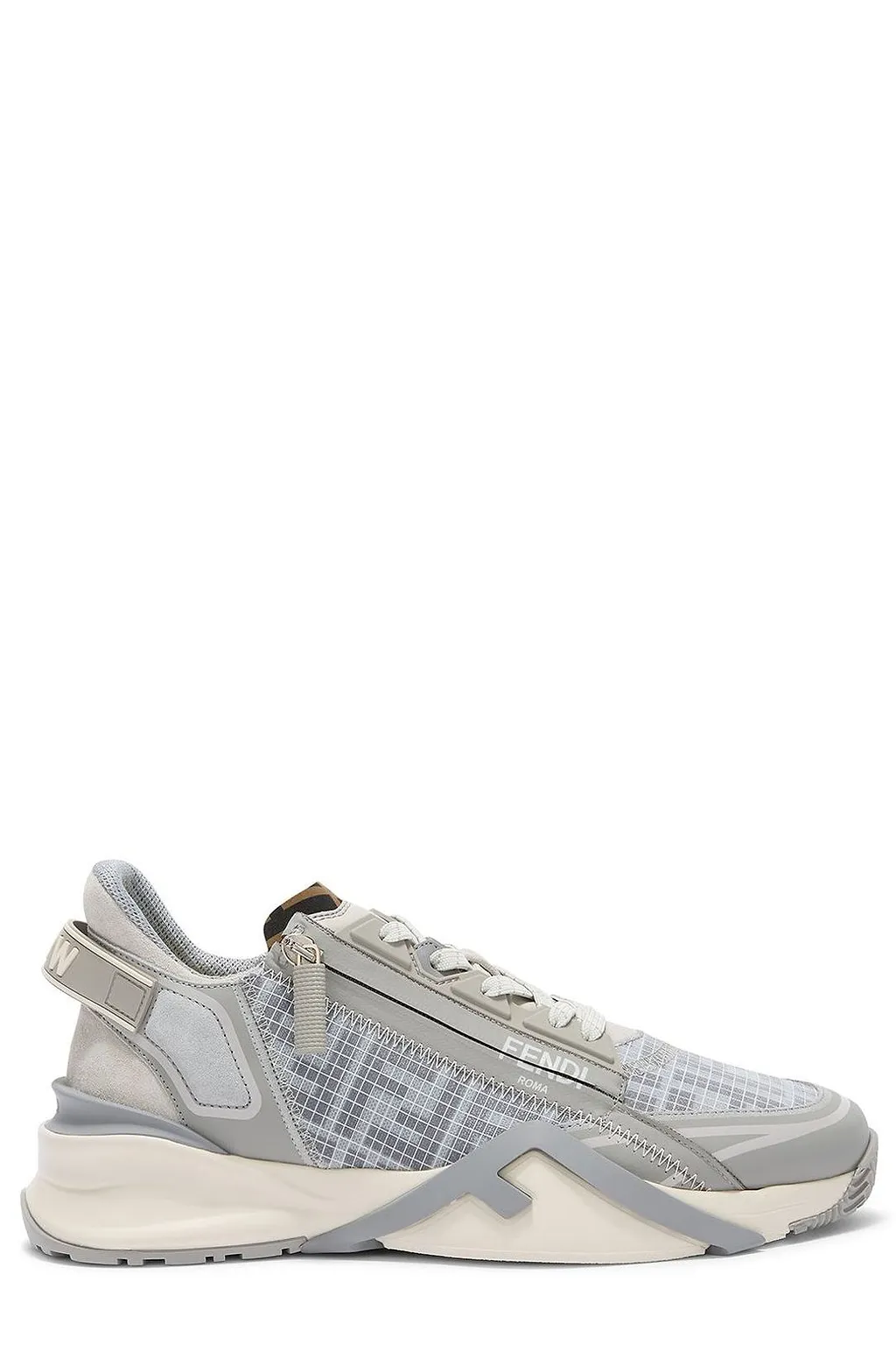 Fendi Flow Zip Slip-On Sneakers