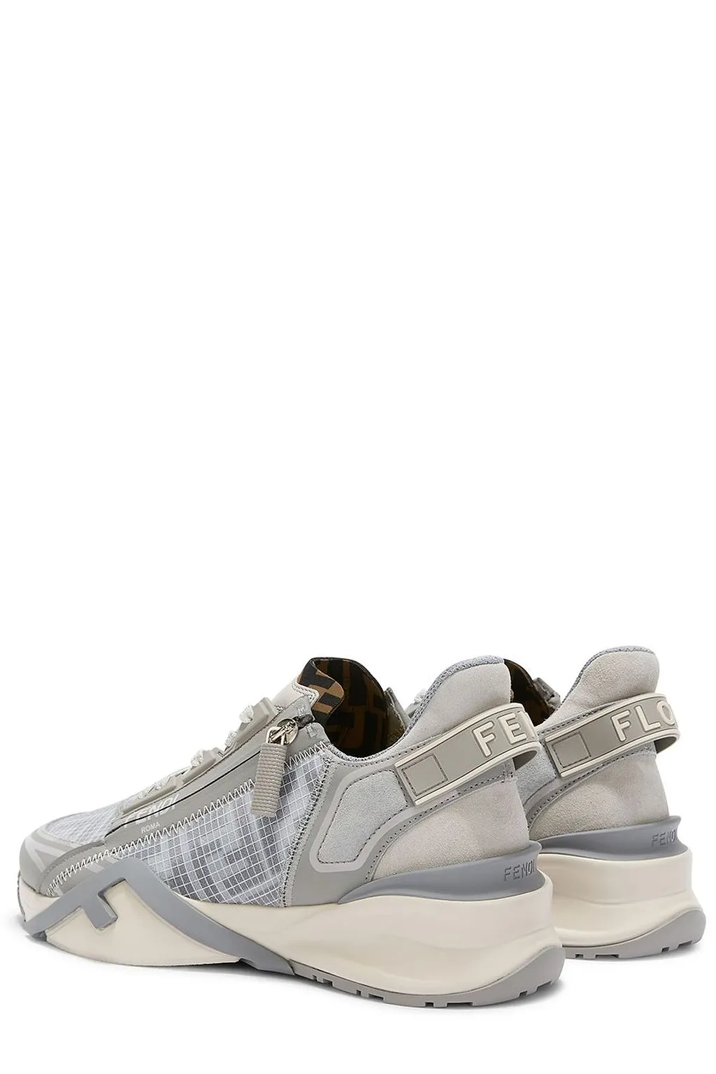 Fendi Flow Zip Slip-On Sneakers