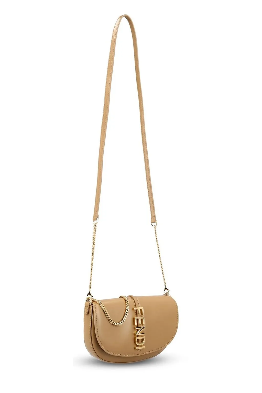Fendi Fendigraphy Logo Lettering Chain-Linked Wallet