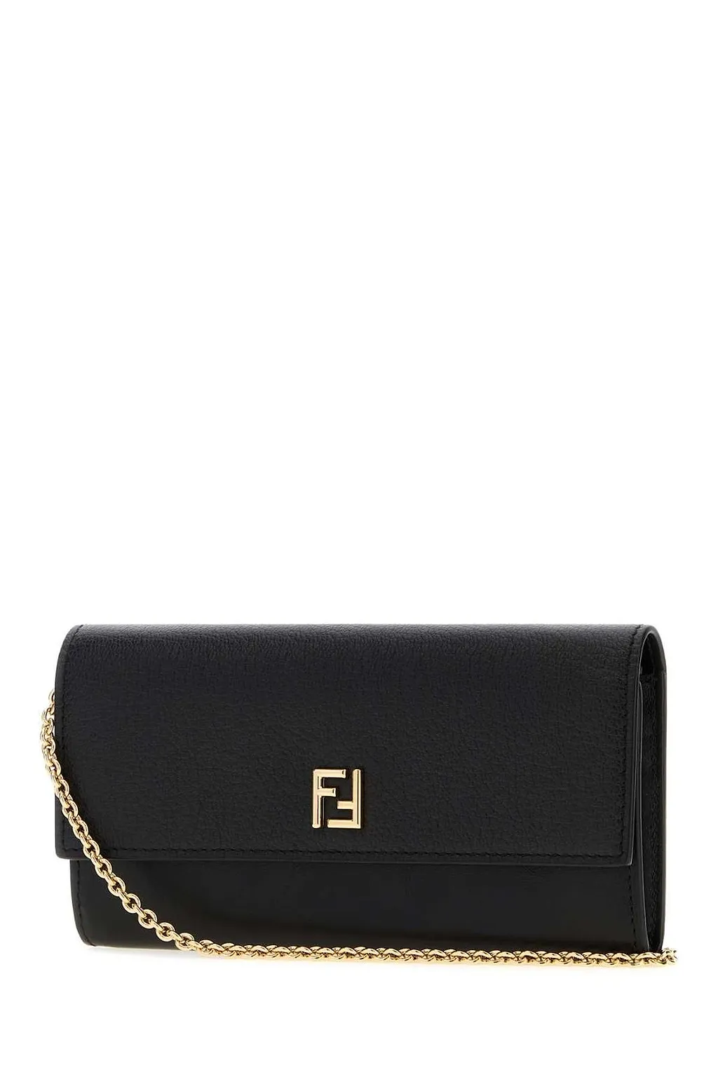 Fendi Ff Continental Chained Wallet