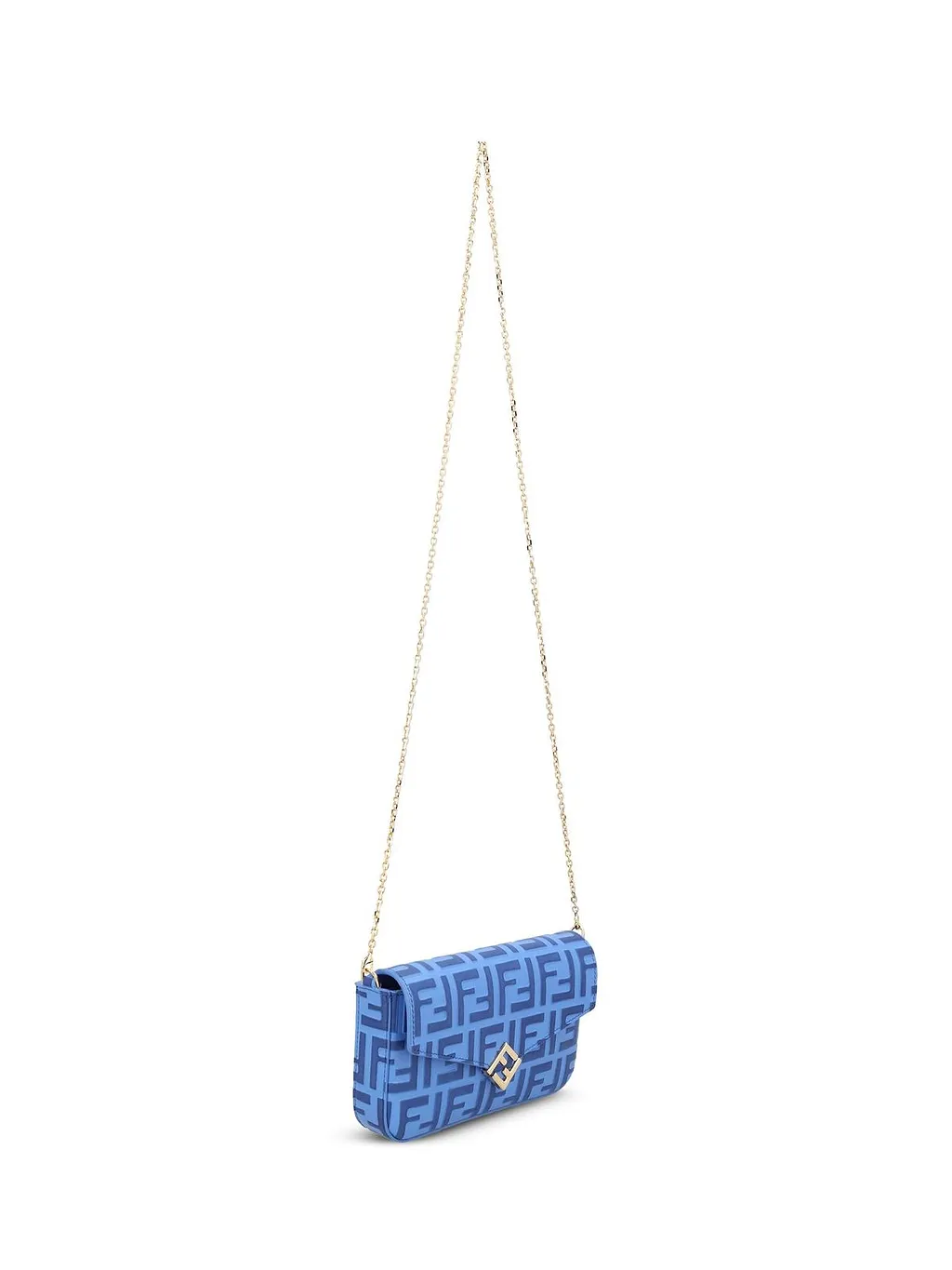 Fendi Ff Diamonds Chain Wallet