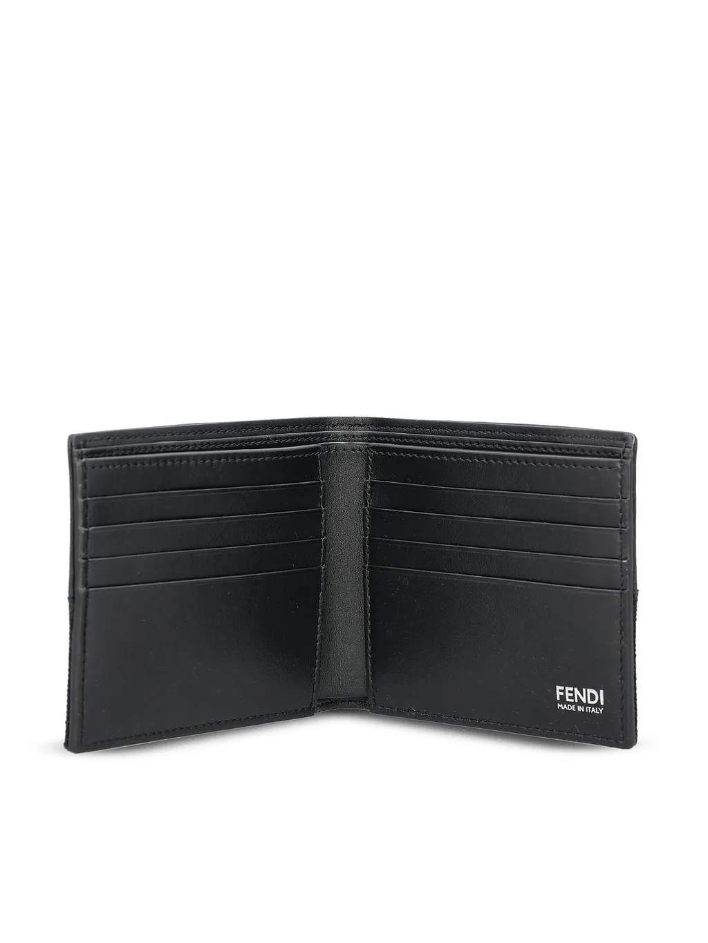 Fendi Ff Jacquard Bi-Fold Wallet