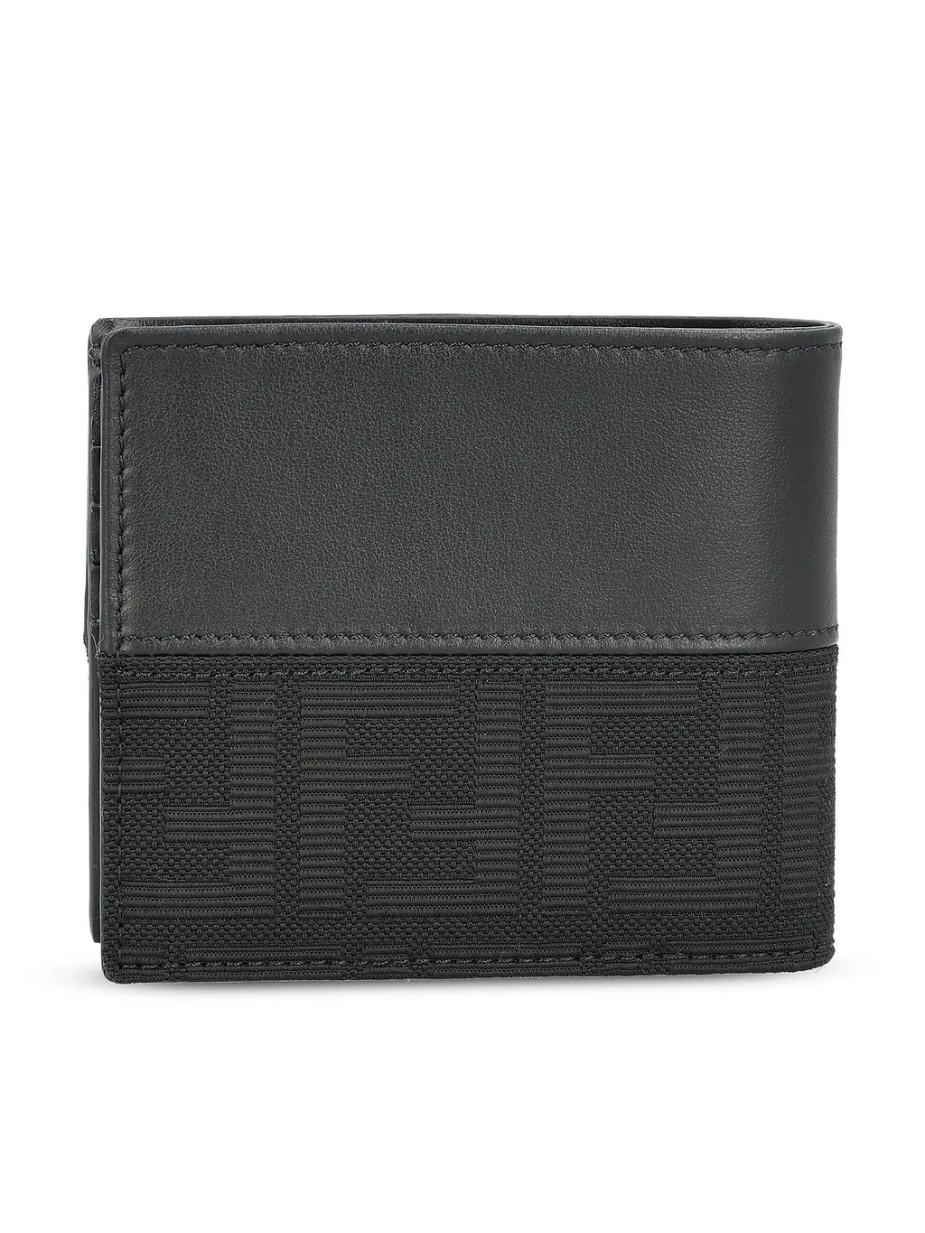 Fendi Ff Jacquard Bi-Fold Wallet