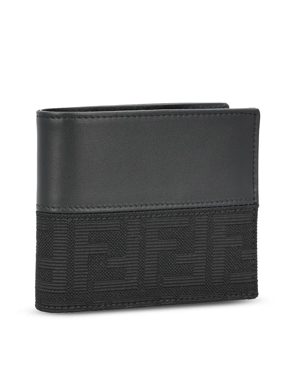Fendi Ff Jacquard Bi-Fold Wallet