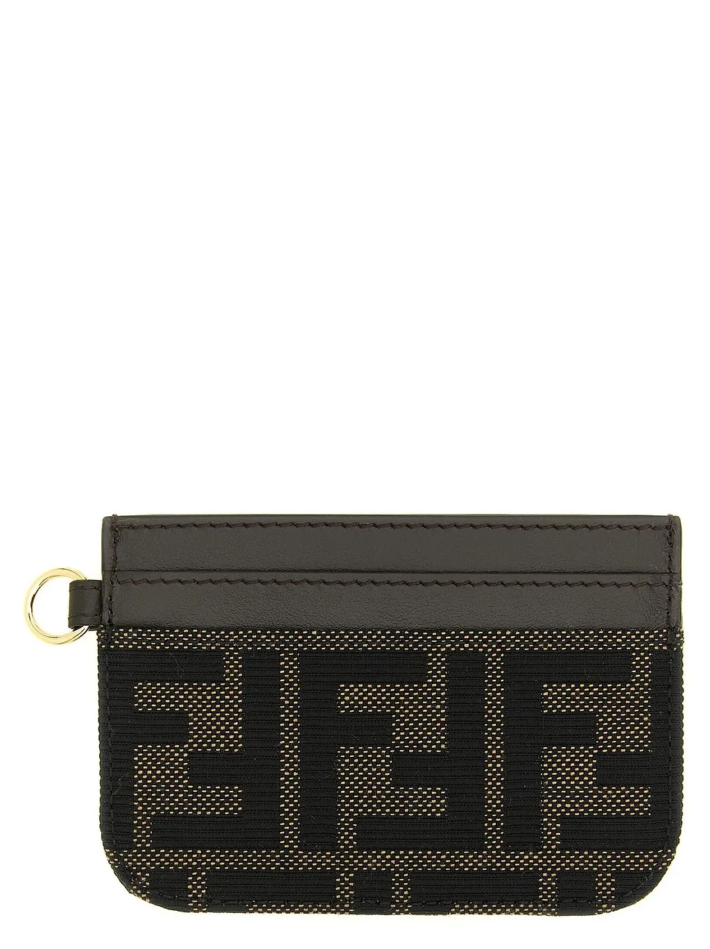 Fendi Ff Jacquard Card Case