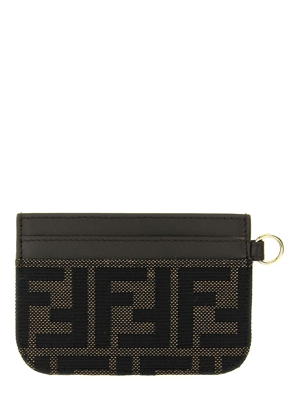Fendi Ff Jacquard Card Case
