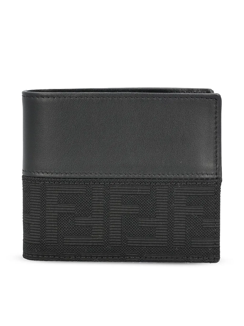 Fendi Ff Jacquard Bi-Fold Wallet
