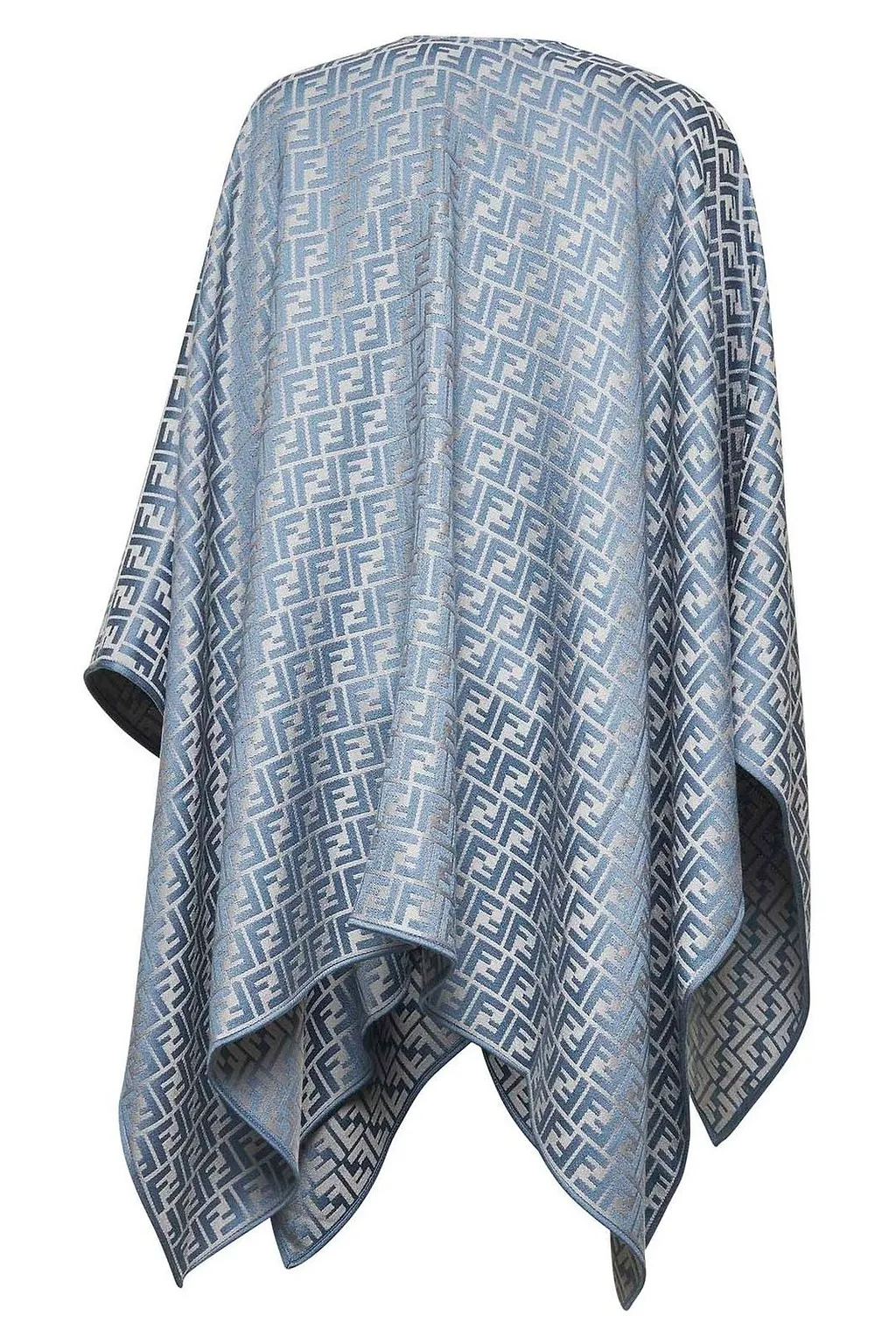Fendi Ff Jacquard Poncho