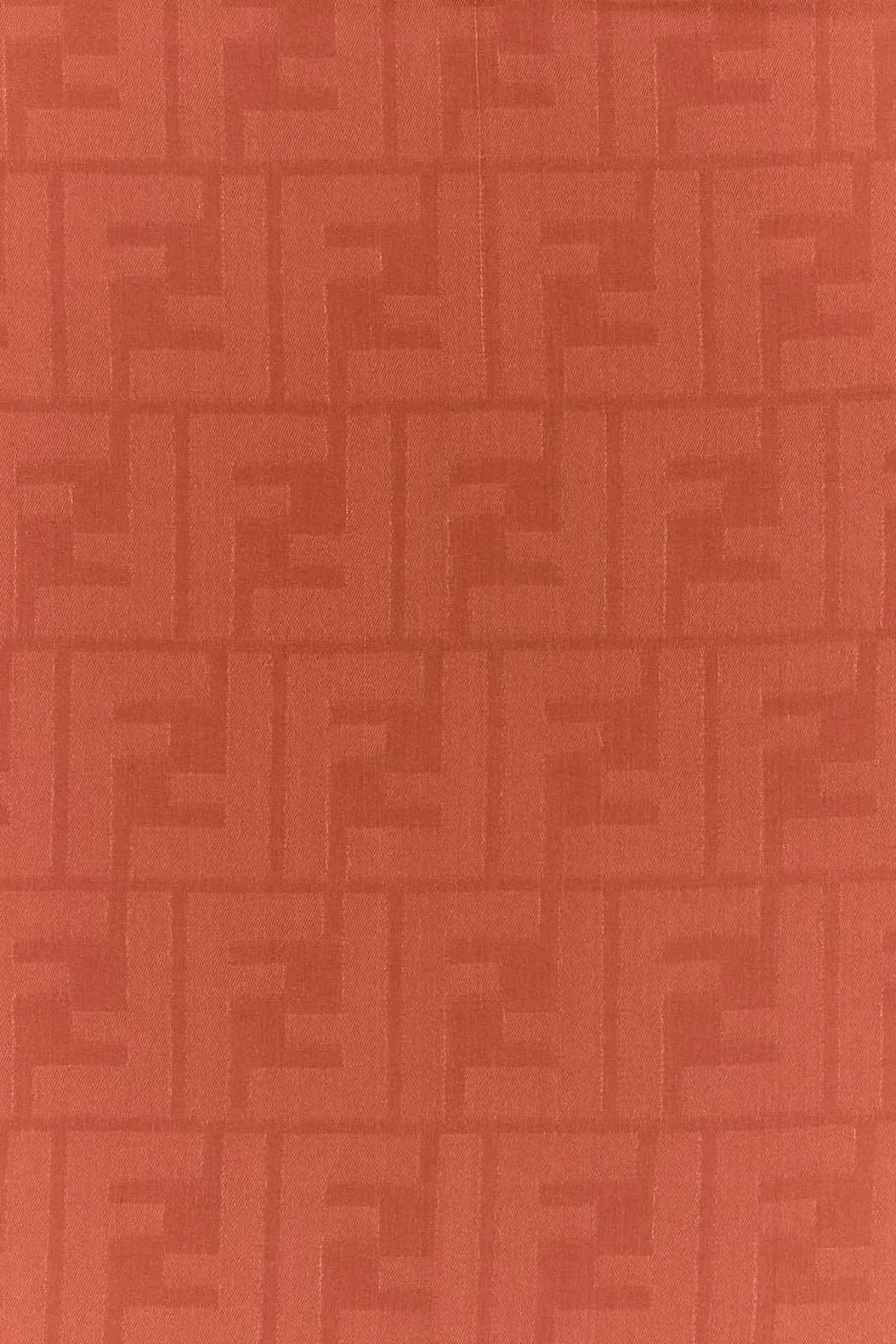 Fendi Ff Jacquard Fringed Scarf