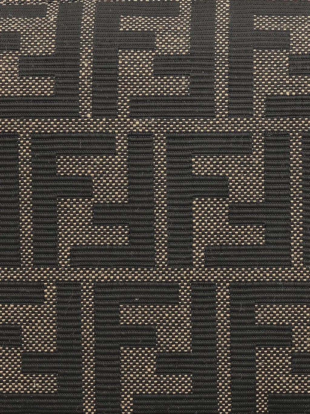 Fendi Ff Jacquard Zipper Top Small Shoulder Bag